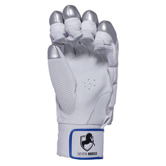 LIMITED EDTION BATTING GLOVES  (WHITE - BLUE)