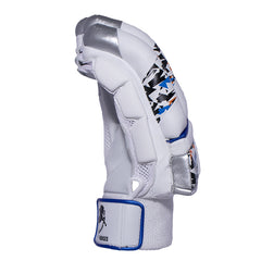 LIMITED EDTION BATTING GLOVES  (WHITE - BLUE)